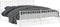 vidaXL - Bedframe - met - hoofd- - en - voeteneinde metaal - wit - 183x213 - cm