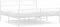 vidaXL - Bedframe - met - hoofd- - en - voeteneinde - metaal - wit - 183x213 - cm
