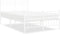 vidaXL - Bedframe - met - hoofd- - en - voeteneinde - metaal - wit - 120 - x - 190 - cm