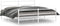 vidaXL - Bedframe - met - hoofd- - en - voeteneinde metaal - wit - 193x203 - cm