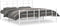 vidaXL - Bedframe - met - hoofd- - en - voeteneinde - metaal - wit - 183x213 - cm