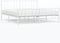 vidaXL - Bedframe - met - hoofd- - en - voeteneinde - metaal - wit - 180x200 - cm