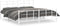 vidaXL - Bedframe - met - hoofd- - en - voeteneinde - metaal - wit - 193x203 - cm