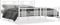vidaXL - Bedframe - met - hoofd- - en - voeteneinde - metaal - wit - 183x213 - cm