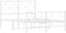 vidaXL - Bedframe - met - hoofd- - en - voeteneinde - metaal - wit - 120 - x - 190 - cm