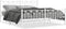 vidaXL - Bedframe - met - hoofd- - en - voeteneinde - metaal - wit - 183x213 - cm