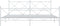 vidaXL - Bedframe - met - hoofd- - en - voeteneinde - metaal - wit - 200x200 - cm