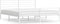 vidaXL - Bedframe - met - hoofd- - en - voeteneinde - metaal - wit - 200x200 - cm