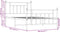 vidaXL - Bedframe - met - hoofd- - en - voeteneinde - metaal - wit - 100x200 - cm