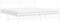 vidaXL - Bedframe - met - hoofd- - en - voeteneinde - metaal - wit - 193x203 - cm