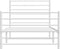 vidaXL - Bedframe - met - hoofd- - en - voeteneinde - metaal - wit - 80x200 - cm