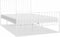 vidaXL - Bedframe - met - hoofd- - en - voeteneinde - metaal - wit - 120x200 - cm
