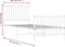 vidaXL - Bedframe - met - hoofd- - en - voeteneinde - metaal - wit - 80x200 - cm