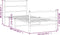 vidaXL - Bedframe - met - hoofd- - en - voeteneinde metaal - wit - 107x203 - cm