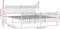 vidaXL - Bedframe - met - hoofd- - en - voeteneinde - metaal - wit - 183x213 - cm