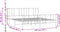 vidaXL - Bedframe - met - hoofd- - en - voeteneinde - metaal - wit - 183x213 - cm