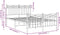 vidaXL - Bedframe - met - hoofd- - en - voeteneinde - metaal - wit - 120x200 - cm