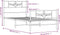 vidaXL - Bedframe - met - hoofd- - en - voeteneinde - metaal - wit - 90x190 - cm