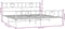 vidaXL - Bedframe - met - hoofd- - en - voeteneinde - metaal - wit - 200x200 - cm