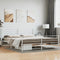 vidaXL - Bedframe - met - hoofd- - en - voeteneinde - metaal - wit - 180x200 - cm
