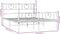 vidaXL - Bedframe - met - hoofd- - en - voeteneinde - metaal - wit - 135x190 - cm