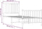 vidaXL - Bedframe - met - hoofd- - en - voeteneinde - metaal - wit - 80x200 - cm