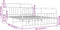 vidaXL - Bedframe - met - hoofd- - en - voeteneinde - metaal - wit - 180x200 - cm