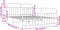 vidaXL - Bedframe - met - hoofd- - en - voeteneinde - metaal - wit - 160x200 - cm
