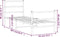 vidaXL - Bedframe - met - hoofd- - en - voeteneinde metaal - wit - 80x200 - cm