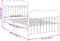 vidaXL - Bedframe - met - hoofd- - en - voeteneinde - metaal - wit - 107x203 - cm