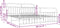 vidaXL - Bedframe - met - hoofd- - en - voeteneinde - metaal - wit - 193x203 - cm
