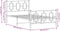 vidaXL - Bedframe - met - hoofd- - en - voeteneinde - metaal - wit - 100x190 - cm