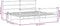 vidaXL - Bedframe - met - hoofd- - en - voeteneinde metaal - wit - 200x200 - cm