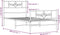 vidaXL - Bedframe - met - hoofd- - en - voeteneinde - metaal - wit - 75x190 - cm