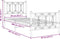 vidaXL - Bedframe - met - hoofd- - en - voeteneinde - metaal - wit - 90x200 - cm