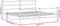 vidaXL - Bedframe - met - hoofd- - en - voeteneinde metaal - wit - 193x203 - cm