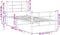 vidaXL - Bedframe - met - hoofd- - en - voeteneinde - metaal - wit - 90x190 - cm