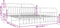 vidaXL - Bedframe - met - hoofd- - en - voeteneinde - metaal - wit - 200x200 - cm