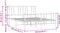 vidaXL - Bedframe - met - hoofd- - en - voeteneinde - metaal - wit - 150x200 - cm