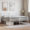 vidaXL - Bedframe - met - hoofd- - en - voeteneinde - metaal - wit - 120x200 - cm