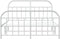 vidaXL - Bedframe - met - hoofd- - en - voeteneinde - metaal - wit - 160x200 - cm