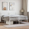 vidaXL - Bedframe - met - hoofd- - en - voeteneinde - metaal - wit - 140x200 - cm