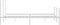 vidaXL - Bedframe - met - hoofd- - en - voeteneinde - metaal - wit - 180x200 - cm