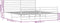 vidaXL - Bedframe - met - hoofd- - en - voeteneinde - metaal - wit - 200x200 - cm