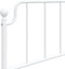 vidaXL - Bedframe - met - hoofd- - en - voeteneinde metaal - wit - 90x190 - cm