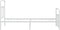 vidaXL - Bedframe - met - hoofd- - en - voeteneinde - metaal - wit - 100x190 - cm