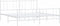 vidaXL - Bedframe - met - hoofd- - en - voeteneinde - metaal - wit - 200x200 - cm