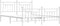 vidaXL - Bedframe - met - hoofd- - en - voeteneinde - metaal - wit - 183x213 - cm