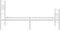 vidaXL - Bedframe - met - hoofd- - en - voeteneinde - metaal - wit - 80x200 - cm