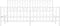 vidaXL - Bedframe - met - hoofd- - en - voeteneinde metaal - wit - 183x213 - cm